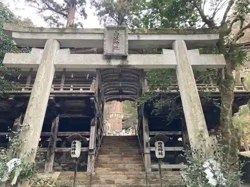 由岐神社の鳥居