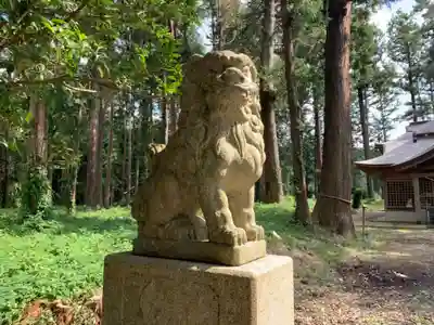 羽雄神社の狛犬