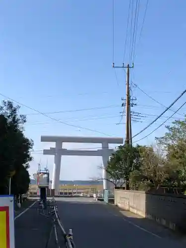 息栖神社の鳥居