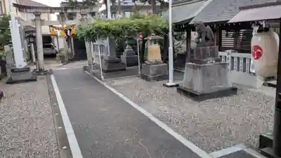 奥田神社の庭園