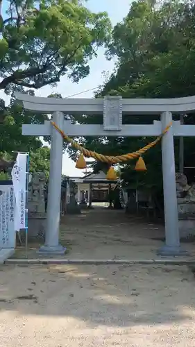 都波岐奈加等神社の鳥居