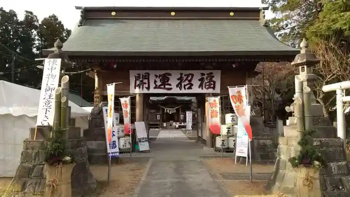 常陸第三宮 吉田神社の山門・神門