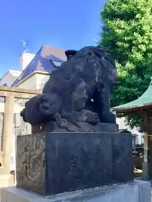 鮫州八幡神社の狛犬