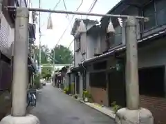 中道八阪神社の鳥居