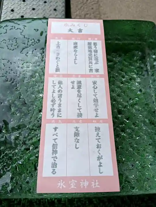 氷室神社の{uncategorized: "未分類", other: "その他", undefined: "問題あり", building: "その他建物", grave: "お墓", sacred_gate: "鳥居", guardian: "狛犬", statue: "像", buddha: "仏像", history: "歴史", nature: "自然", garden: "庭園", animal: "動物", pagoda: "塔", temizu: "手水舎", mountain_gate: "山門・神門", sanctuary: "本殿・本堂", subordinate: "末社・摂社", art: "芸術", scenery: "景色", jizo: "地蔵", ema: "絵馬", goshuin: "御朱印", omikuji: "おみくじ", items: "授与品その他", amulet: "お守り", goshuincho: "御朱印帳", eats: "食事", festival: "お祭り", votive_dance: "神楽", shichigosan: "七五三参", wedding: "結婚式", experience: "体験その他", initially: "初詣", around: "周辺", anti_infection: "感染症対策"}