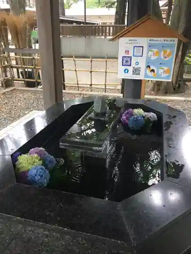 新琴似神社の手水舎