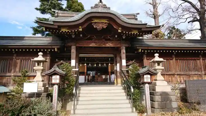鳩ヶ谷氷川神社の山門・神門