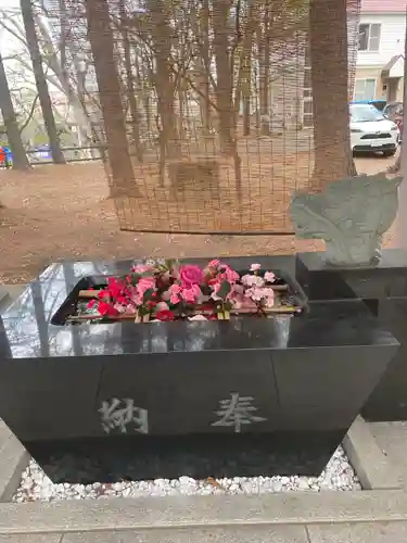 大谷地神社の手水舎