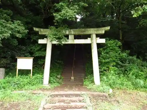 大庭神社の鳥居