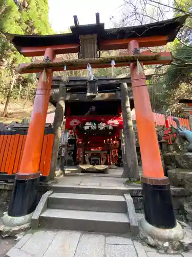 眼力社の鳥居