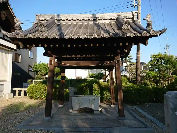 神明社(住崎神明社)の手水舎