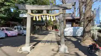 中目黒八幡神社の鳥居