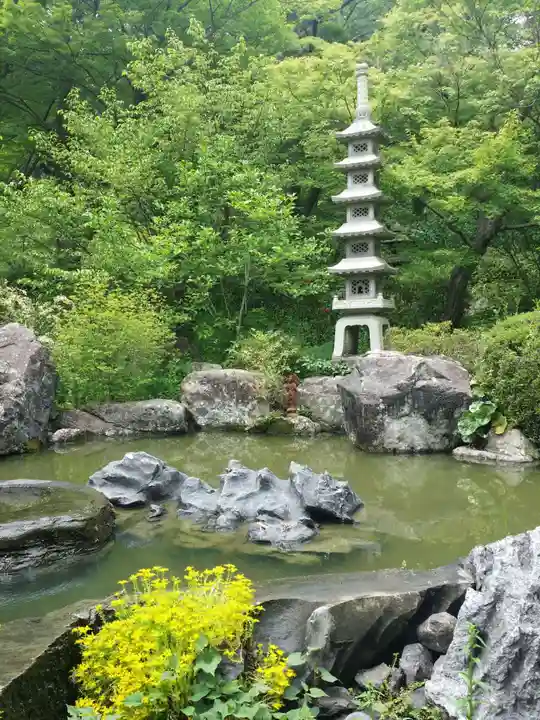 久安寺の庭園