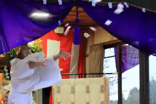 長屋神社の神楽