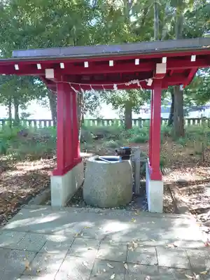 柞祖霊社の手水舎