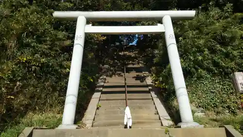 白旗神社の鳥居