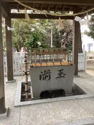 七所神社の手水舎