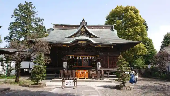 阿豆佐味天神社 立川水天宮の本殿・本堂
