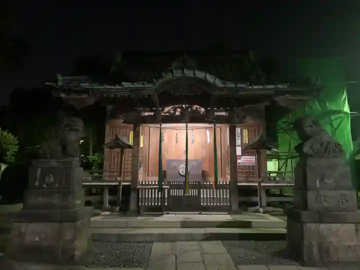諏訪神社の本殿・本堂