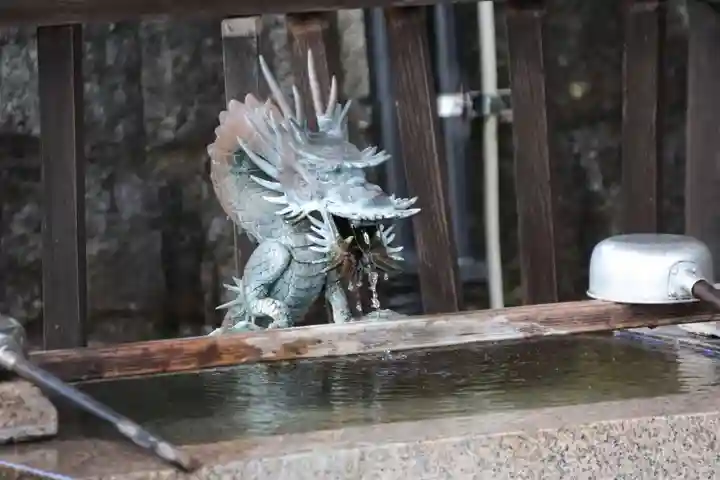 如宝寺の手水舎