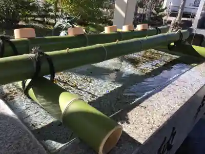 福井県護国神社の手水舎