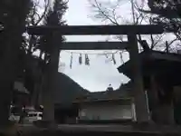 奥氷川神社の鳥居