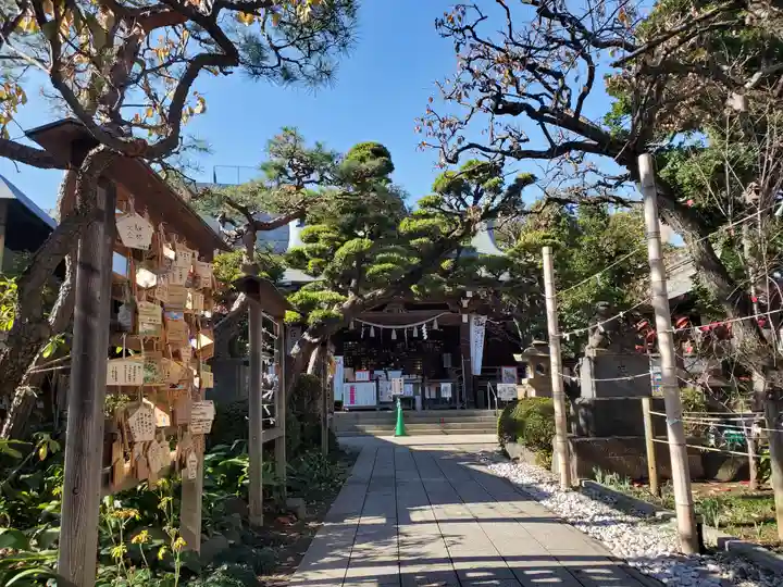 鳩森八幡神社の本殿・本堂