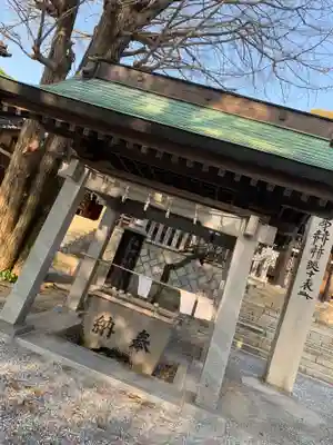 甲宗八幡宮の手水舎