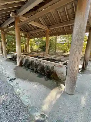伊勢神宮外宮(豊受大神宮)の手水舎