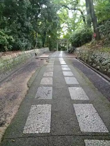 阿智神社の鳥居