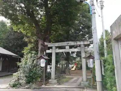 西向天神社の鳥居