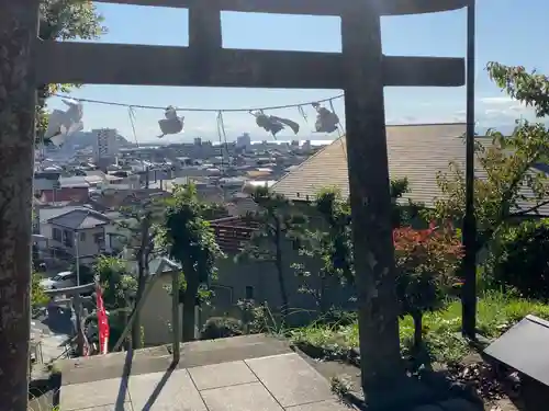 片瀬諏訪神社の鳥居