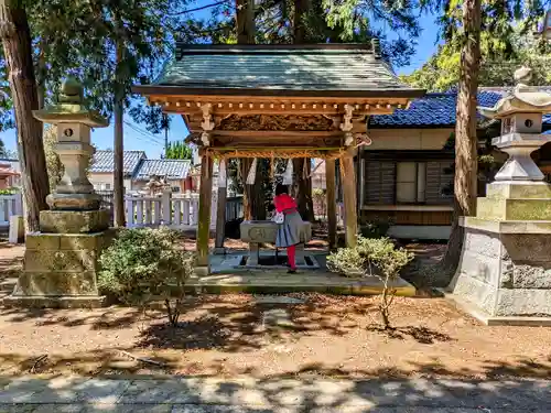 紀倍神社の手水舎