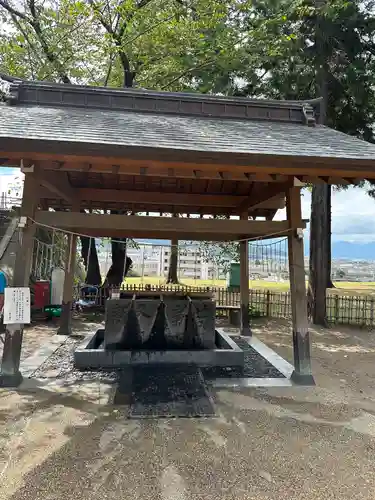 眞田神社の手水舎