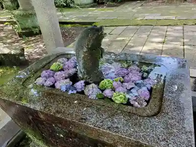 神炊館神社 ⁂奥州須賀川総鎮守⁂の手水舎