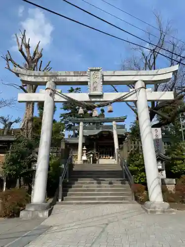 鳩ヶ谷氷川神社の鳥居