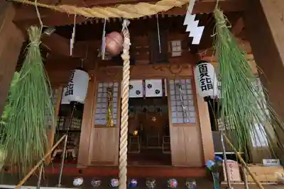 阿久津「田村神社」(郡山市阿久津町)旧社名:伊豆箱根三嶋三社の本殿・本堂