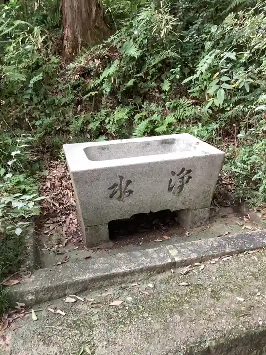 神明神社(春日井市上野町)の手水舎