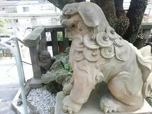 叶神社 (西叶神社)の狛犬