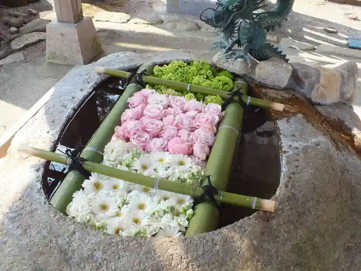 立志神社の手水舎