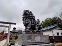 曽根神社の狛犬