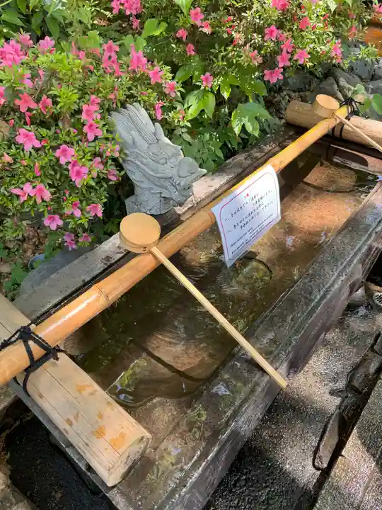江島神社の手水舎