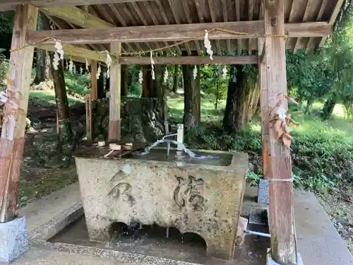 七社神明神社の手水