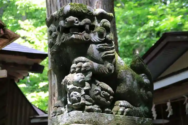 隠津島神社の狛犬