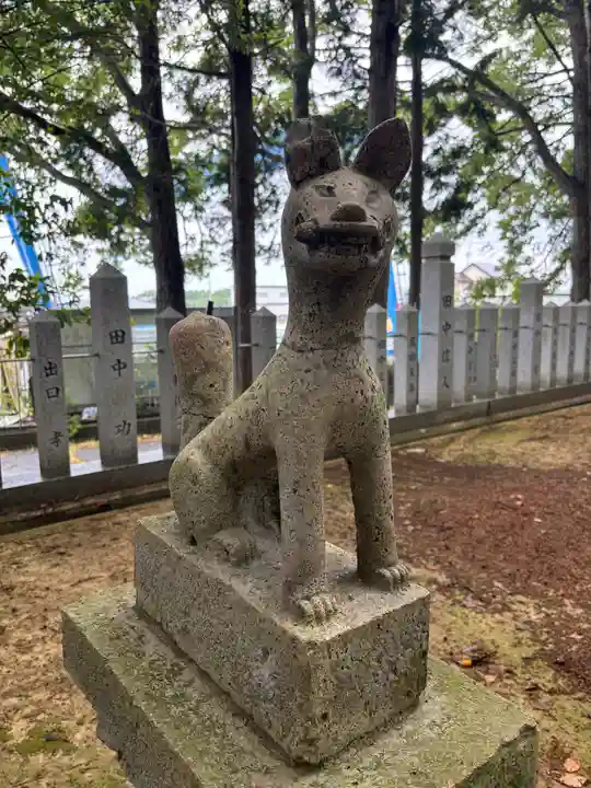 高繁大明神(稲荷)の狛犬