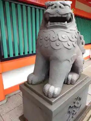 千葉神社の狛犬