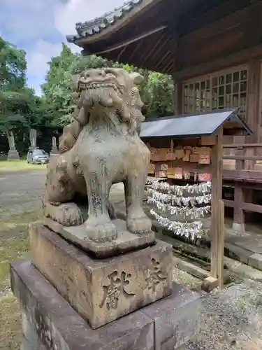 福母八幡宮の狛犬