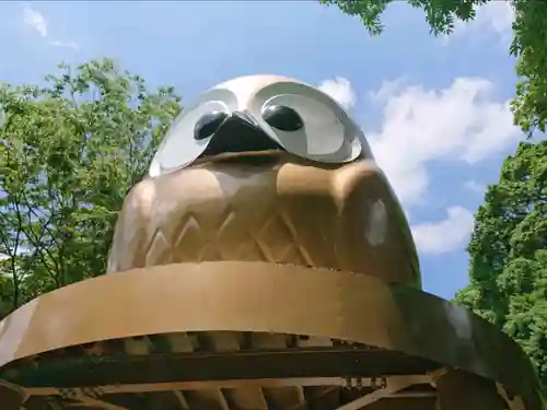 鷲子山上神社の狛犬