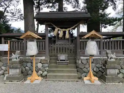 飛驒一宮水無神社の末社・摂社