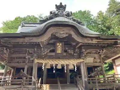 牛伏寺の本殿・本堂